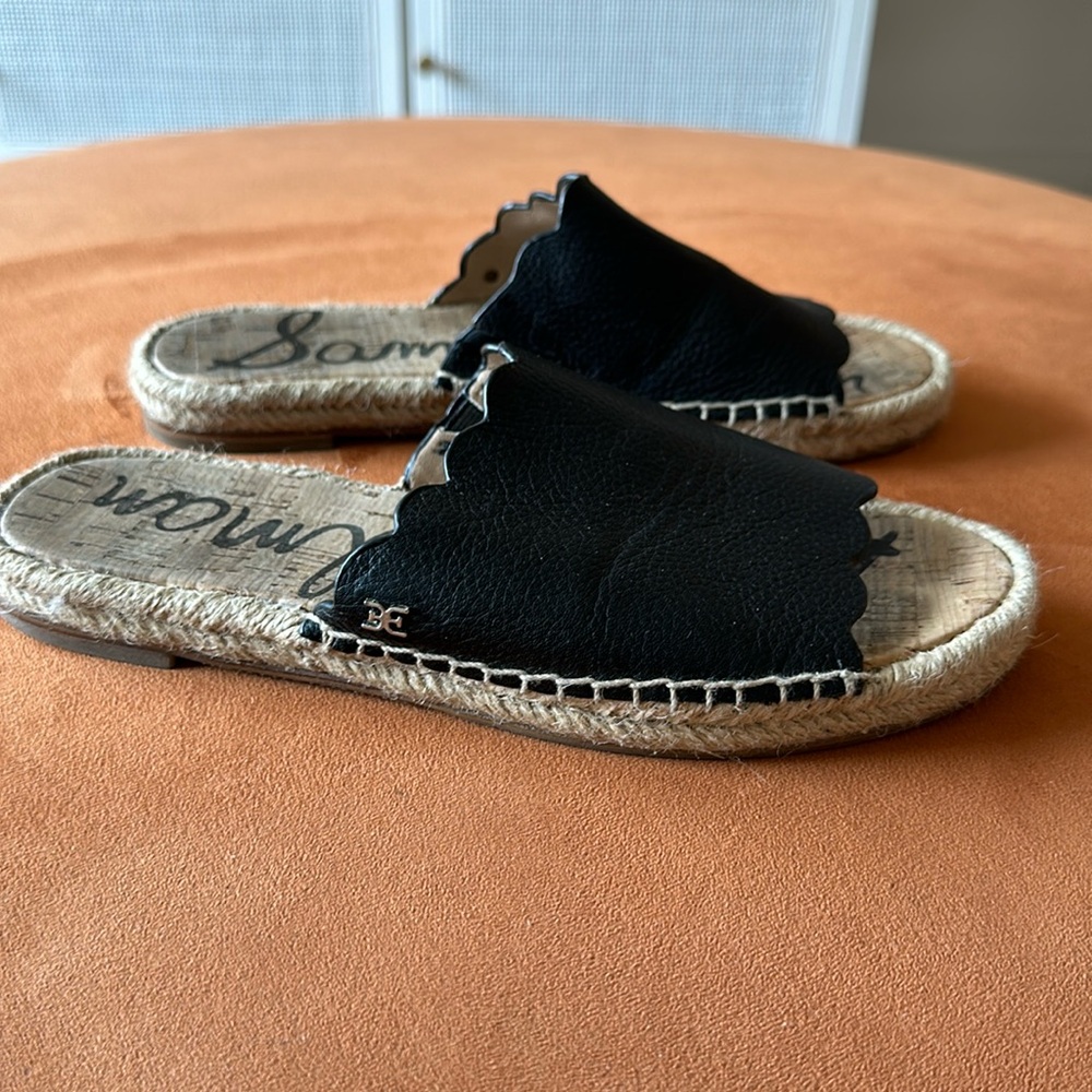 Sam Edelman Leather Espadrille Sandals Size 7
